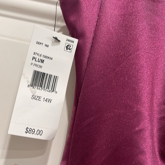 BCX Fuchsia Ruched Maxi Dress - Picture 5 of 6